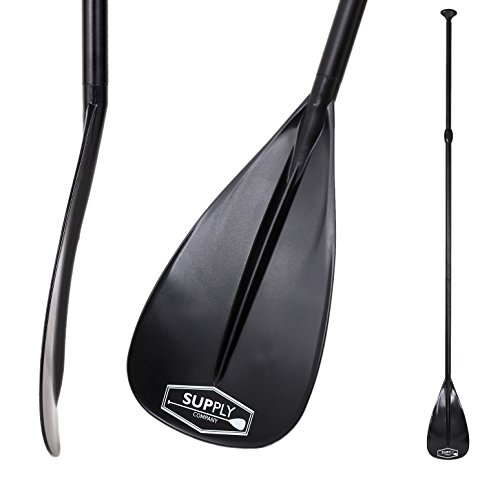 SUP Paddle - 3 Piece Paddle Board Paddles Adjustable - Lightweight, Durable & Packable for Travel - Floating Paddle Board Paddle w/High-Grade Aluminum Shaft & Nylon Blade for Efficient Strokes