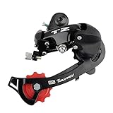 cambio shimano alivio 7 velocidades [Dos estilos]: este desviador trasero de bicicleta tiene dos estilos de instalación, que son tipo gancho y tipo tornillo. Puedes comprarlo de acuerdo con tu método de instalación favorito.