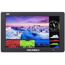 FEELWORLD T7 Plus 7" 3D LUT On-Camera Field Monitor with 4K HDMI Input/Output IPS 1920x1200 Rugged Aluminum Housing