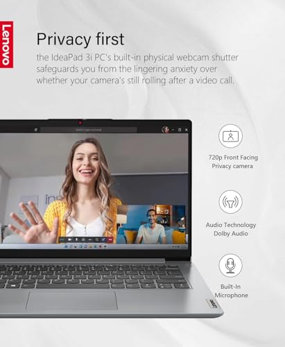 Image of Lenovo Ideapad 3i Laptop | 15.6 inch FHD | Touchscreen | Intel 11th Gen Processor| Office 365 for the Web | Arctic Grey (40GB RAM | 2TB SSD)