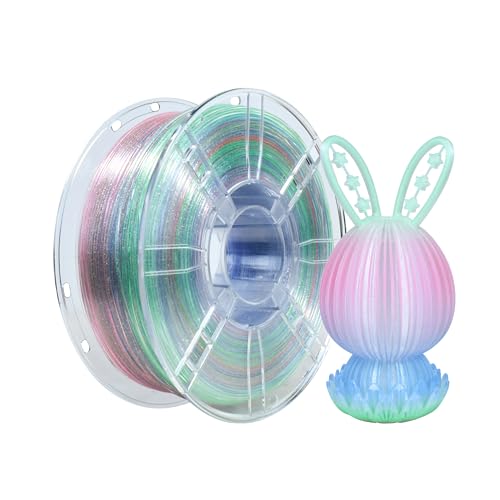 Filament iBOSS PLA  Tęczowy Brokatowy/Mieniący (RAINBOW GLITTER)