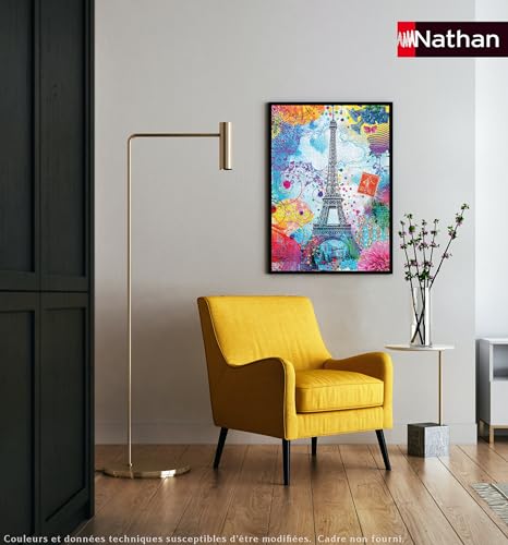 Puzzle 1500 pièces : Tour Eiffel Ravensburger Nathan - vue 5