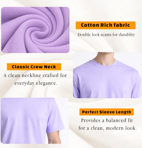 Image of Sleepynuts Men's Everyday Wear Crew Neck Regular Fit T-Shirt | Half Sleeve Solid Plain Casual T-Shirt for Men | Soft Breathable Fabric |