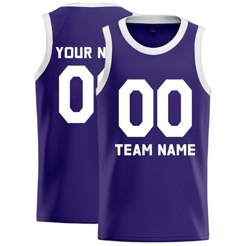 T-shirt pour enfant 2026 Le gilet d'entraînement de football pour garçon est doté du logo de l'équipe et du nom du basket-ball - T-shirt basique en coton blanc, d, 3-4 ans