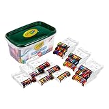 Crayola Crayon Tub (240ct), Bulk Crayons for Kids,...