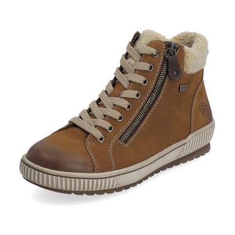 Remonte Women's D0770 Maditta Water-Resistant Sneaker Brown Cover