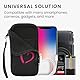 kwmobile Handytasche für Smartphones XL - 6,7/6,8 - Neopren Handy Tasche Hülle Cover Case Schutzhülle - Pinsel Herzen Pink Orange Schwarz - 17,2 x 8,4 cm Innenmaße