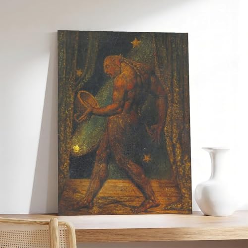 Affiche Le Fantôme d'une Puce William Blake avec cadre 20x30 cm - 7