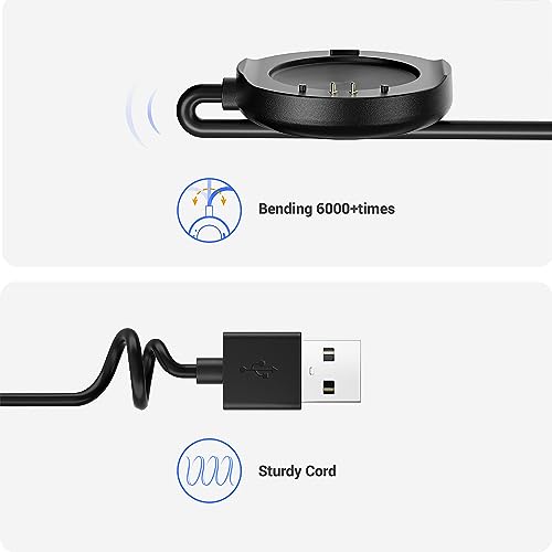 TUSITA Charger Compatible with Wahoo TICKR FIT Heart Rate Armband - 1M - Thumbnail 2