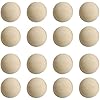 Amazon.com: Half Wooden Beads 100pcs Unfinished Half Wooden Balls for ...