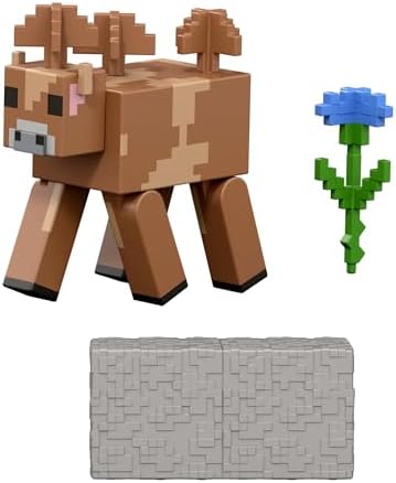 Minecraft Redstone Charged Series Mooshroom 3.25" Action Figure image 2