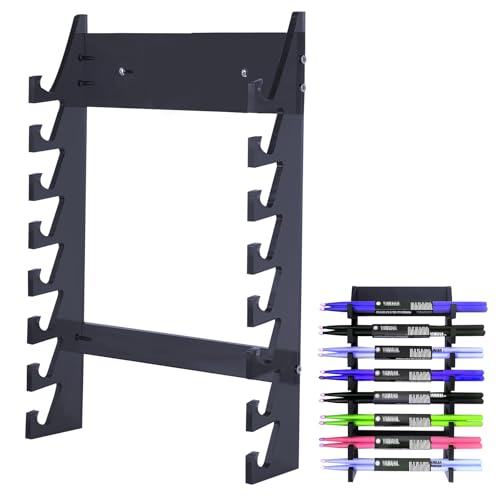 ChengFu Acrylic Drum Stick Holder, Drum Stick Display Holder, Drum Stick Holder, Wall Mounted Stick Holder holds 8 sets of drumsticks Drumstick Organizer Holder for Display
