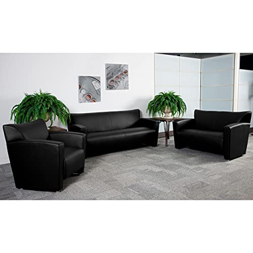 Flash Furniture Hercules Majesty Series Black Leathersoft Loveseat #TOP2