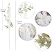 IPOPU 6 pcs White Delphinium Artificial Flowers Larkspur Artificial Flowers, 33.5 in Fake Flowers Bulk Silk Flowers with Stems Real Look for Home Garden Wedding Arrangement Decor(White)