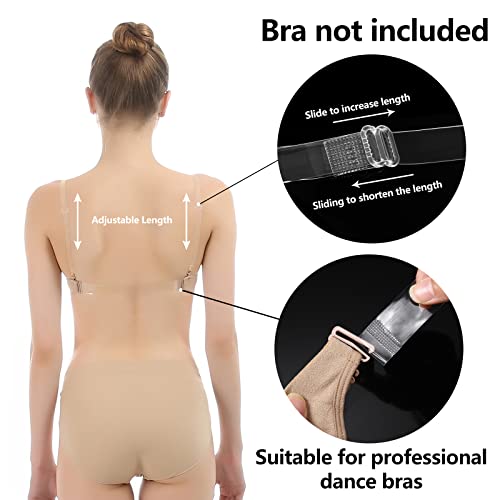 Imucci Clear Bra Straps 3 Pairs Shoulder Strap With 3Pcs Clear Back Straps #TOP1