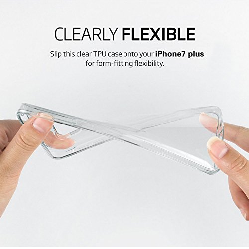 Ambm Iphone 7/8 Plus Case, Wholesale 5Pcs/Lots 5 Colors Premium Clear Tpu Cover Case Soft Trim Prefect Fit Work With Iphone 7/8 Plus 5.5" 5.5 Inch - Black White Pink Blue Clear #TOP3