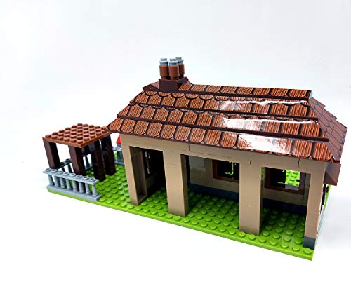 Bausteine Haus, Bungalow, 293 Klemmbausteine, Konstruktionsspielzeug – Bild 4