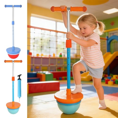 Pelota Saltarina de – High-Performance Saltos y Equilibrio Deportivo, con Mango , Telescópica, para Niños Niñas Adolescentes Uso | Multipurpose Outdoor Indoor Utility Versatile