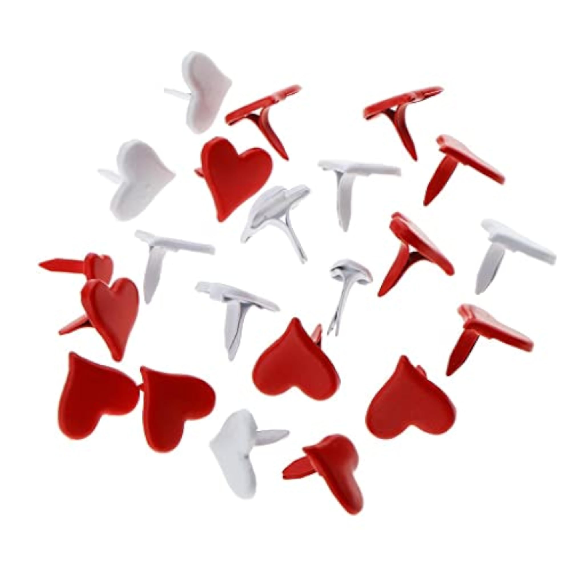 Heart Shape Mini Brads Paper Fastener for Scrapbooking Crafts