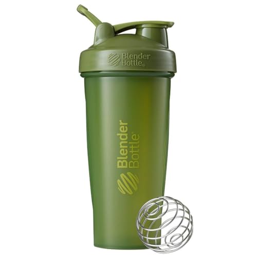 Image of BlenderBottle KKeiORA Classic Loop Top Shaker Bottle, Moss, 28-Ounce Loop Top