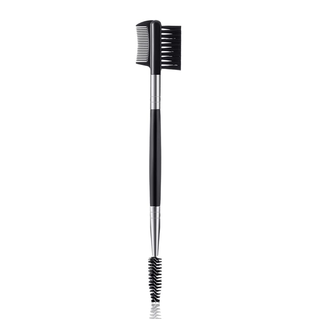 Gleva 3 In 1 Eyelash Comb, Shaper And Eyebrow Brush Double Head, Lash Shaping Makeup Tool For Women, Girls Cosmetic Travel...