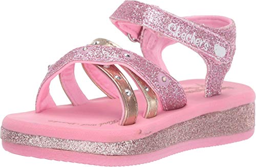 Skechers Girl's Sunshines-Heart Splash Sneaker