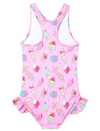 Image of QPANCY Girls Swimsuits Unicorn Bathing Suits Toddler Kids One Piece Swimwear