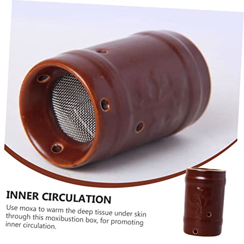 Caja de Moxibustión Cerámica VALICLUD para Alivio del Dolor, Resistente al Calor, Tanque de Calor para Moxa, Calor Profundo para Dolores Musculares, Ideal para Adultos Mayores y como Regalo miniatura 7