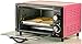 Ovente Countertop Toaster Oven with Timer, 800-Watts, 10-Liter Capacity, Includes Removable Baking Pan/Drip Tray, Pink (TO5810P)