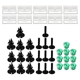 pack m bmw e90 lci Material: hecho de plástico ABS, estos clips están diseñados para durar. Ofrecen una resistencia y durabilidad excepcionales, lo que los hace resistentes al desgaste.