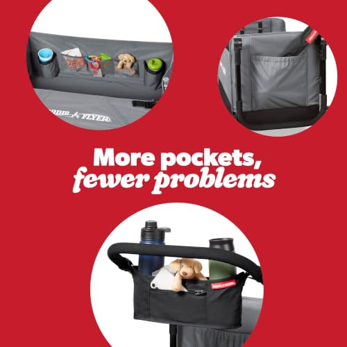 Image of Radio Flyer City Luxe Stroll 'N Wagon, for Ages 1+, Stroller Wagon for Kids