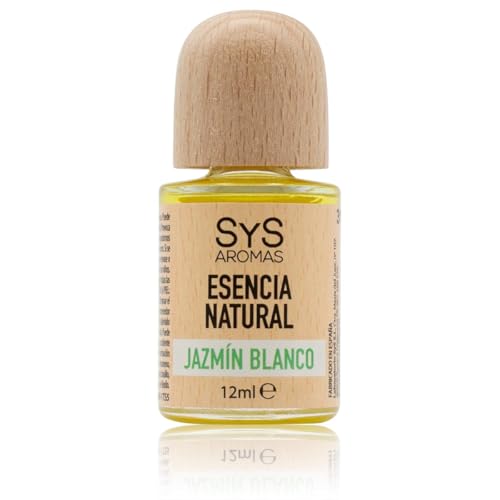 Essência Jasmim branco 12 ml SYS aromas. Notas florais e delicadas. Aroma suave. Queimadores e humidificadores para casa. Fragrância duradoura.