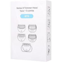 Shaver Beard Trimmer Head Compatible + 5pcs Comb Trimming Attachment Compatible with Series 9 Electric Razors, 9292cc, 9293s, 9295cc, 9296cc, 9297cc, 9299s 9370cc, 9385cc, 9390cc