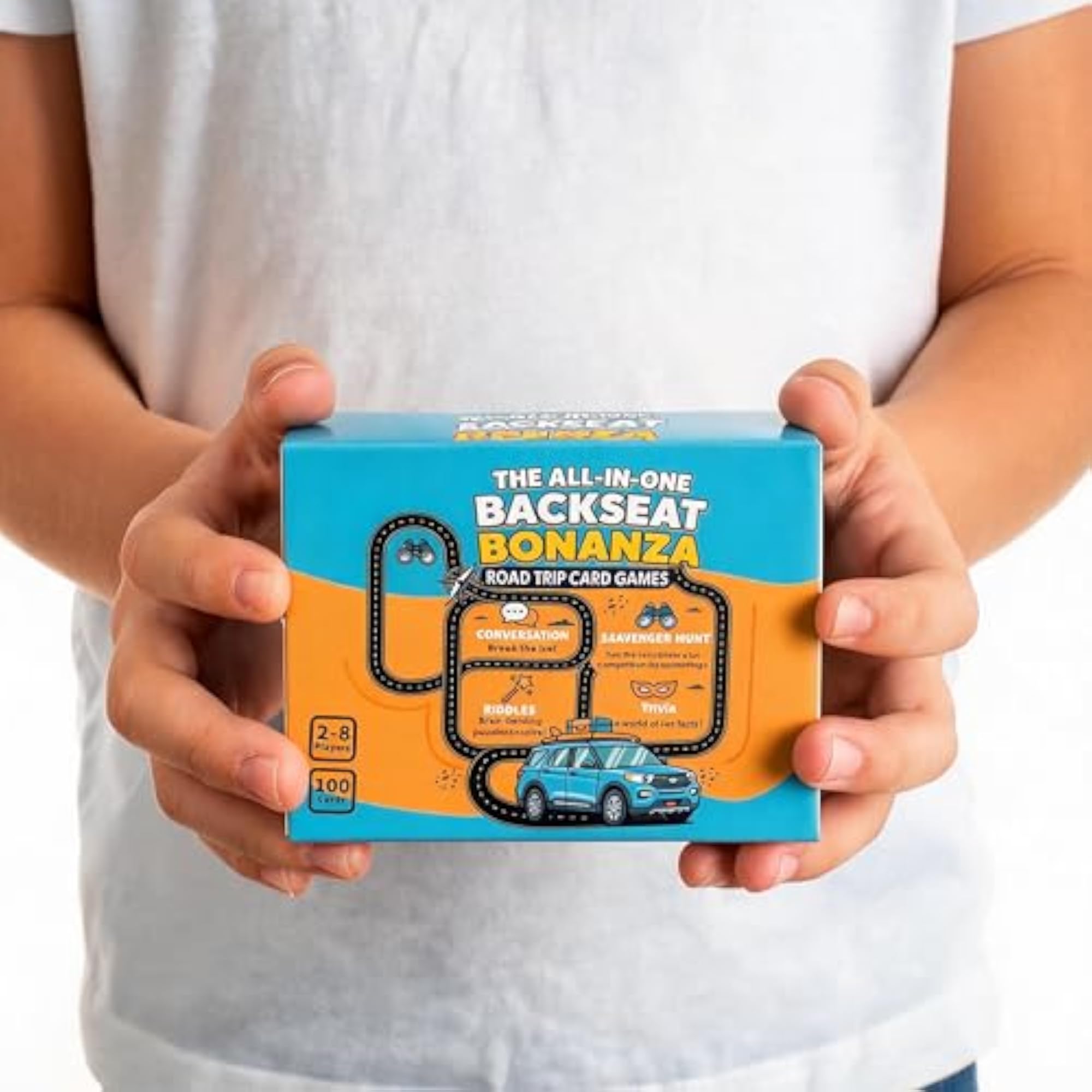 Road Trip Games Travel Essentials, 4-in-1 Car Game Bundle