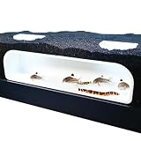 Lucky Critter Aquarium Underground Tunnel Cave | Viewing Fish & Shrimp Under Gravel Tunnel | Fish Tank Decor Decoration Hideout Perfect for...