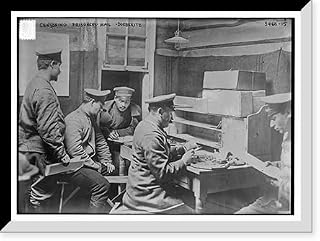 Historic Framed Print, Censoring prisoners' mail Doeberitz, 17-7/8" x 21-7/8"