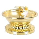 Support de lampe à huile - accessoire de cérémonie de bougie, parfait pour votif ou utilisation, support de lampe à beurre décoratif
