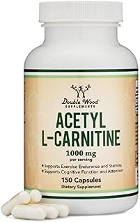 Acetyl L Carnitine (150 Capsules, 75 Day Supply) 1,000mg ALCAR for Brain Function