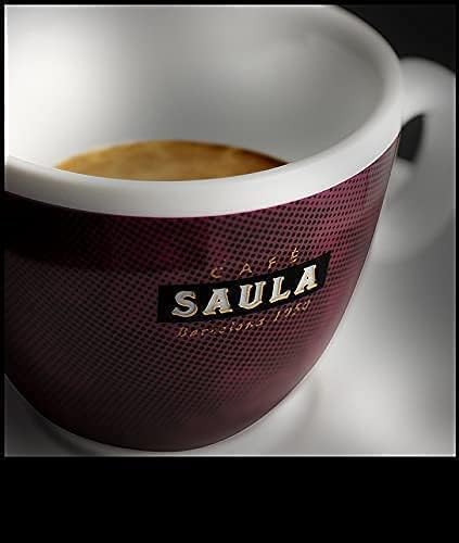 Café Saula Pack 2 Latas Gran Espresso Premium Dark India 500g. Grano 100% Arábica