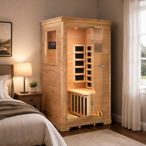 1 Person Far Infrared Sauna for Home