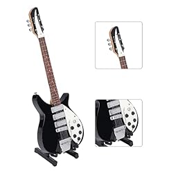 Modèle de Guitare Miniature, Forme de Guitare électrique Modèle de Guitare électrique Exquis pour la décoration de - Les Beatles, Paul McCartney, John Lennon, RIngo Starr, George Harrison Modèle de Guitare Miniature, Forme de Guitare électrique Modèle de Guitare électrique Exquis pour la décoration de – Image 4