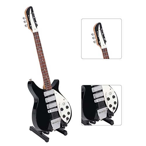 Modèle de Guitare Miniature, Forme de Guitare électrique Modèle de Guitare électrique Exquis pour la décoration de - Les Beatles, Paul McCartney, John Lennon, RIngo Starr, George Harrison Modèle de Guitare Miniature, Forme de Guitare électrique Modèle de Guitare électrique Exquis pour la décoration de – Image 5