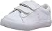 Polo Ralph Lauren Kids Girls' Easton II EZ Sneaker, White Tumbled Light Pink pop, 8 Medium US Toddler