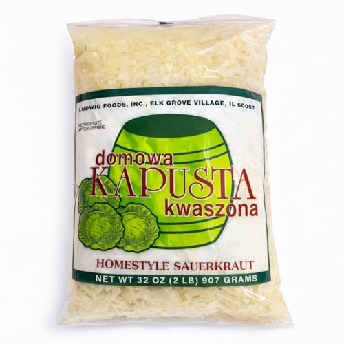 Traditional Sauerkraut, Fermented Cabbage, 32 oz