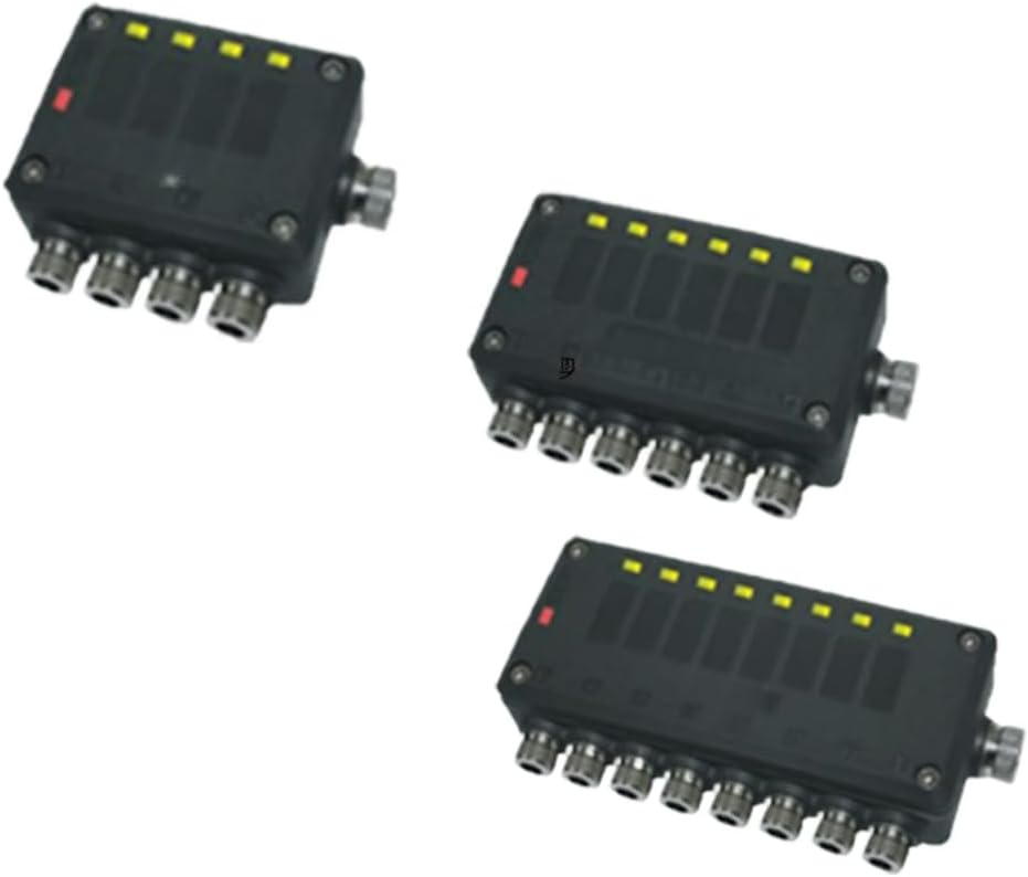 1pc H420-4 Chain waterproof junction box /6/8TF drag line sensor LED