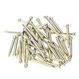 Différentes tailles : comprend des clous de 25 mm à 100 mm, offrant une flexibilité pour différentes fixations murales, montage de cadre et travaux de menuiserie.