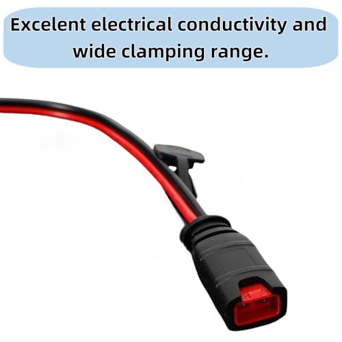 Image of (4 Pack)M10 (3 /8in) XL Eyelet Terminal, Wires Harness Compatible with NOCO GC008 X-Connect, fit for NOCO Battery Charger Accessories Cables,Smart battery trickle charger cable with four 20A fuses