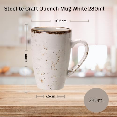 Taza Steelite Craft Quench Blanco 280ml miniatura 2
