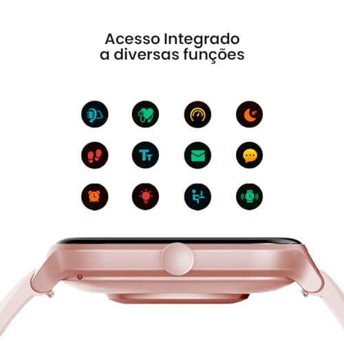 Smartwatch Relógio Inteligente My Watch S-Echo Haiz Tela Full Touch 1.3