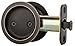 Dynasty Hardware Pocket Door Latch, Round Sliding Handle for Hall or Closet, Non-Locking Passage Pull, Easy Install Pocket Door Hardware, Aged Oil Rubbed Bronze Finish, 2-3/8